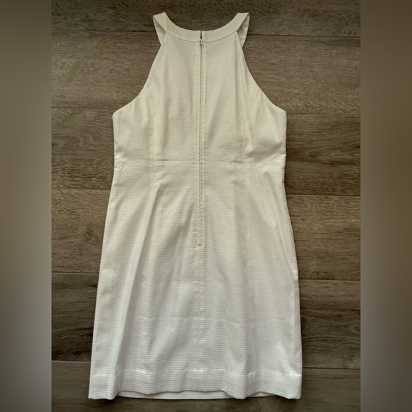 Lilly Pulitzer White Dress with Blue Coral Beading - Picture 3 of 3